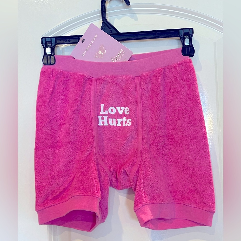 Day Dream Nation Love Hurts boxer briefs.  Pink Size XS NWT